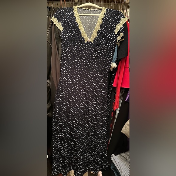 Commense Polka Dot Lace-Trim Dress
Size M - Picture 7 of 7